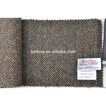 Meilleur prix 100% laine mérinos harris tweed tissu